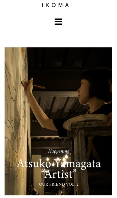 Atsuko Yamagata/山形敦子 Interviewed by IKOMAI